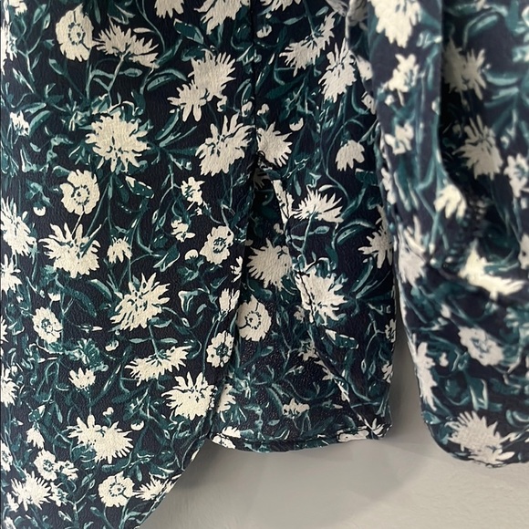 Joe Fresh Floral Blue and White Women's Top Size XS - Picture 10 of 10